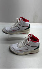Load image into Gallery viewer, Nike Kids Air Jordan 2 White Round Toe Mid Top Lace-Up Sneaker Shoes Size 6.5Y