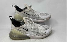 Load image into Gallery viewer, Nike Mens Air Max 270 White Black Low Top Lace-Up Sneaker Shoes Size 11