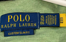 Load image into Gallery viewer, Polo Ralph Lauren Mens Green Custom Slim Fit Collared Golf Polo Shirt Size XL