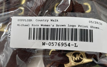 Load image into Gallery viewer, Michael Kors Womens Kristy Brown Logo Print Lace-Up Sneakers Shoes Size 8M