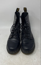 Load image into Gallery viewer, Dr. Martens Womens 11821 Black Leather Lace-Up Combat Boots Size 7
