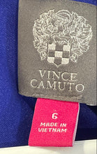 Load image into Gallery viewer, Vince Camuto Womens Blue Short Sleeve Back-Zip One-Piece Jumpsuit Size 6