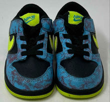 Load image into Gallery viewer, Nike Kids Dunk Low SE DV1697-900 Blue Green Leather Sneakers Shoes Size 6C