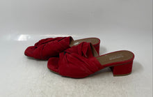 Load image into Gallery viewer, Summit By White Mountain Womens Red Block Heel Slide Sandals Size 38