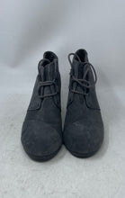 Load image into Gallery viewer, Toms Womens Kala 10012957 Gray Suede Lace-Up Wedge Heel Ankle Booties Size 10