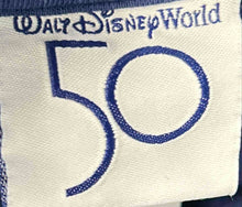 Load image into Gallery viewer, Disney Unisex Navy Blue Walt Disney World 50th Anniversary Pullover Hoodie Sz L