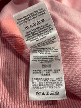 Load image into Gallery viewer, DKNY Womens Pink Short Sleeve Front Cargo Pocket Pullover Sweater Size Large