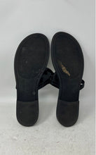 Load image into Gallery viewer, Kelly & Katie Womens Dahlin Black Open Toe Slip-On Thong Sandals Size 10M