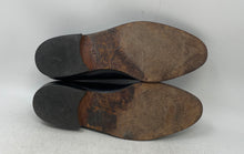 Load image into Gallery viewer, Giorgio Brutini Mens Black Leather Fringe Slip-On Loafer Dress Shoes Sz 10 D