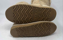 Load image into Gallery viewer, UGG Womens Classic Tall II Beige Leather Pull On Mid-Calf Snow Boots Size 6W