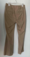 Load image into Gallery viewer, Ann Taylor Womens Brown Flat Front Slash Pockets Bootcut Leg Dress Pants Size 2