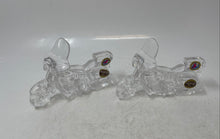 Load image into Gallery viewer, Hofbauer 1987 Classic American Biker Crystal Clear Motorcycle Figurines 2 Pcs