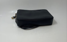 Load image into Gallery viewer, Michael Kors Womens Black Pebbled Leather Adjustable Strap Zip-Top Crossbody Bag