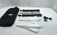 Load image into Gallery viewer, Portable Photography Lighting Equipment With Black Tripods Stands In Bag