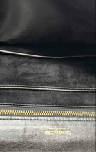 Load image into Gallery viewer, Bloomingdale's Womens Gray Leather Envelope Inner Pocket Clutch Handbag