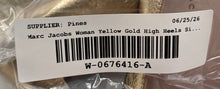 Load image into Gallery viewer, Authentic Marc By Marc Jacobs Womens Golden High Pump Heels Size 39.5 Damaged
