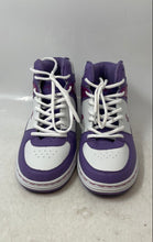 Load image into Gallery viewer, Champion Womens Arena White Purple Colorblock High Top Sneakers Shoes Size 9