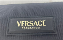 Load image into Gallery viewer, Versace Fragrances Womens Black Zipper Travel Cosmetic Pouch Bag