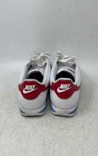 Load image into Gallery viewer, Nike Womens Cortez DN1791-108 White Red Low Top Lace-Up Sneaker Shoes Size 8
