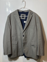 Load image into Gallery viewer, Hugo Boss Mens Gray Long Sleeve Notch Lapel Two-Button Blazer Size 46R
