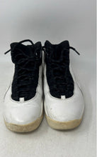 Load image into Gallery viewer, Nike Mens Air Jordan 10 Retro 310805-104 White Black Sneaker Shoes Size 9.5