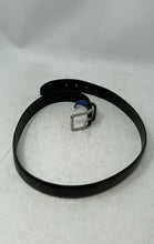 Load image into Gallery viewer, Vince Camuto Mens Black Faux Leather Adjustable Buckle Dress Belt Size 34/85