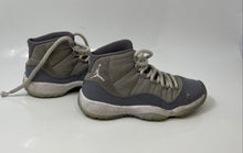Load image into Gallery viewer, Nike Boys Air Jordan 11 378038-005 Gray Lace-Up Mid Top Sneakers Shoes Size 3.5Y