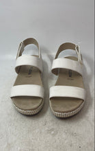 Load image into Gallery viewer, Anne Klein Womens White Open Toe Hook & Loop Slingback Sandals Size 7M