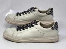 Load image into Gallery viewer, Authentic Tory Burch Womens Howell White Leather Sneaker Shoes Size 7.5M Worn