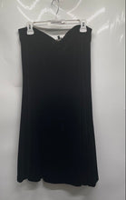 Load image into Gallery viewer, Jones New York Womens Black Flat Front Long Maxi Skirt Size Large