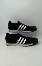 Load image into Gallery viewer, Adidas Mens Samoa FV4989 Black White Low Top Lace-Up Sneaker Shoes Size 13