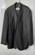 Load image into Gallery viewer, Steve Harvey Mens Gray Pinstripe Long Sleeve Two-Button Blazer Size 54L/50L