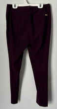 Load image into Gallery viewer, Calvin Klein Womens Burgundy Button Front Tapered Leg Dress Pants Size 4P