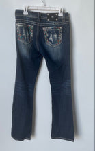 Load image into Gallery viewer, Miss Me Womens Blue Denim Medium Wash Stretch Pockets Bootcut Jeans Size 30