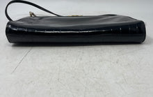 Load image into Gallery viewer, Jane Shilton Womens Black Animal Print Inner Pockets Shoulder Purse