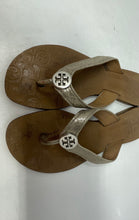 Load image into Gallery viewer, Authentic Tory Burch Womens Thora Brown Slip-On Thong Sandals Size 7 M