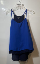 Load image into Gallery viewer, The Limited Womens Royal Blue Sleeveless Double Layered Camisole Tank Top Size S