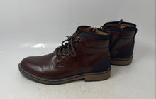 Load image into Gallery viewer, Madden Mens Taskorn Brown Leather Lace-Up Round Toe Combat Boots Size 8.5
