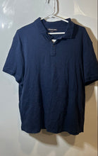 Load image into Gallery viewer, Michael Kors Mens Blue Cotton Short Sleeve Collared Polo Shirt Size XL