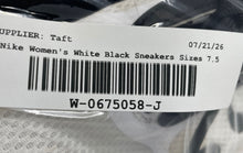 Load image into Gallery viewer, Nike Womens Air Max Bolt CU4152-101 White Black Low Top Sneakers Shoes Size 7.5