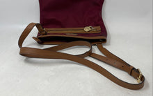 Load image into Gallery viewer, Michael Kors Womens Kempton Burgundy Inner Pocket Adjustable Strap Crossbody Bag