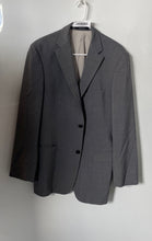 Load image into Gallery viewer, Hugo Boss Mens Gray Long Sleeve Pockets Notch Lapel Two-Button Blazer Size 40