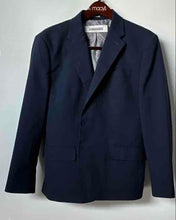 Load image into Gallery viewer, Express Mens Dark Blue Slim Fit Single-Breasted Two-Button Blazer Size 42S