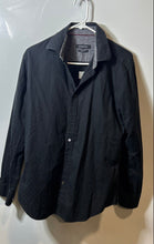 Load image into Gallery viewer, Bugatchi Mens Black Cotton Long Sleeve Shaped Fit Button-Up Shirt Size S