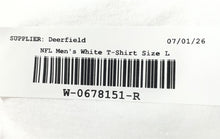 Load image into Gallery viewer, Fruit Of The Loom Mens White NFL Tampa Bay Buccaneers Pullover T-Shirt Size L