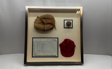 Load image into Gallery viewer, Collectible Baseball Glove Red Cap Hanging Frame Shadow Display Box