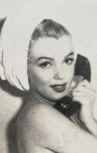 Load image into Gallery viewer, Marilyn Monroe Black And White Lithograph Collector Memorabilia Metal Sign