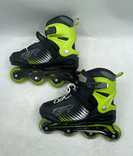 Load image into Gallery viewer, Bladerunner By Rollerblade Boys Phoenix Black Green Inline Skates Size 5-8
