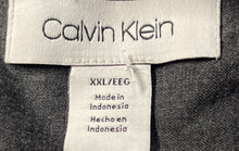 Load image into Gallery viewer, Calvin Klein Mens Black Cotton Spread Collar Long Sleeve Button-Up Shirt Sz XXL