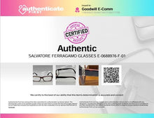 Load image into Gallery viewer, Authentic Salvatore Ferragamo Women's Crystal Brown Havana Glasses